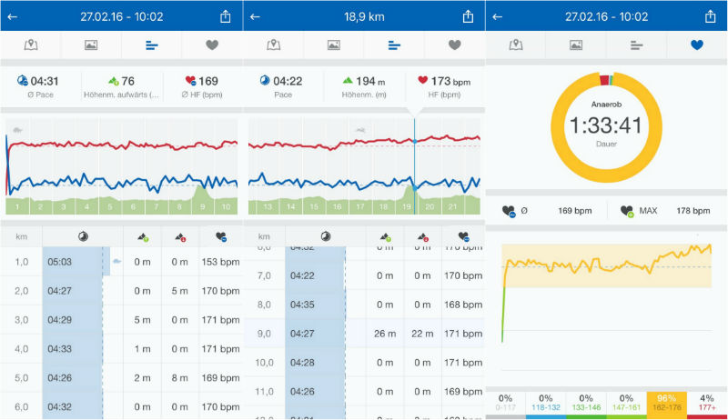 Runtastic Pro App Screenshots Laufdetails