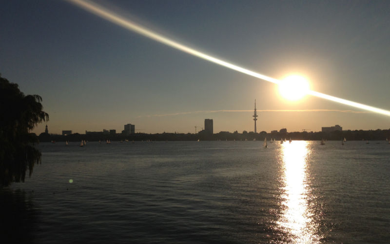 Außenalster Hamburg, Laufstrecke, Jogging Sucks