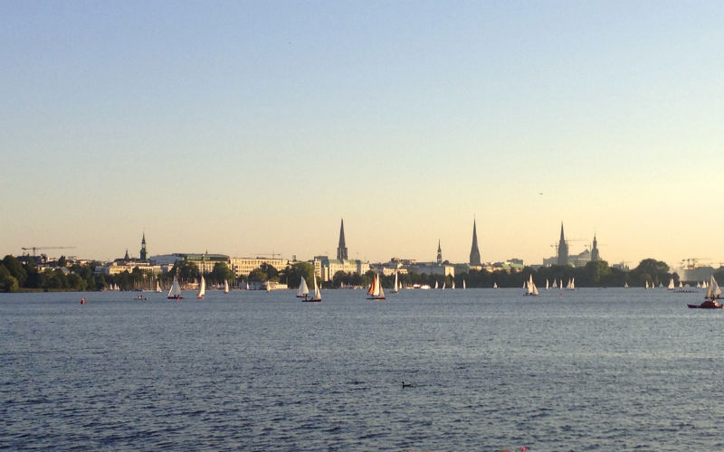 Außenalster Hamburg, Laufstrecke, Jogging Sucks