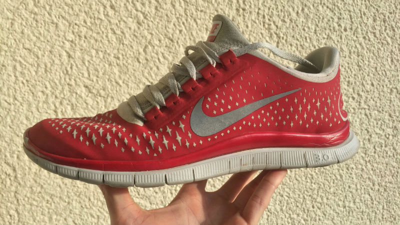 Nike Free 3.0 V4 rot