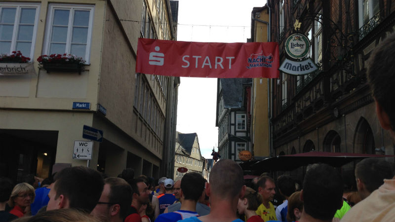 Marburg Nachtmarathon 2013 Marktplatz