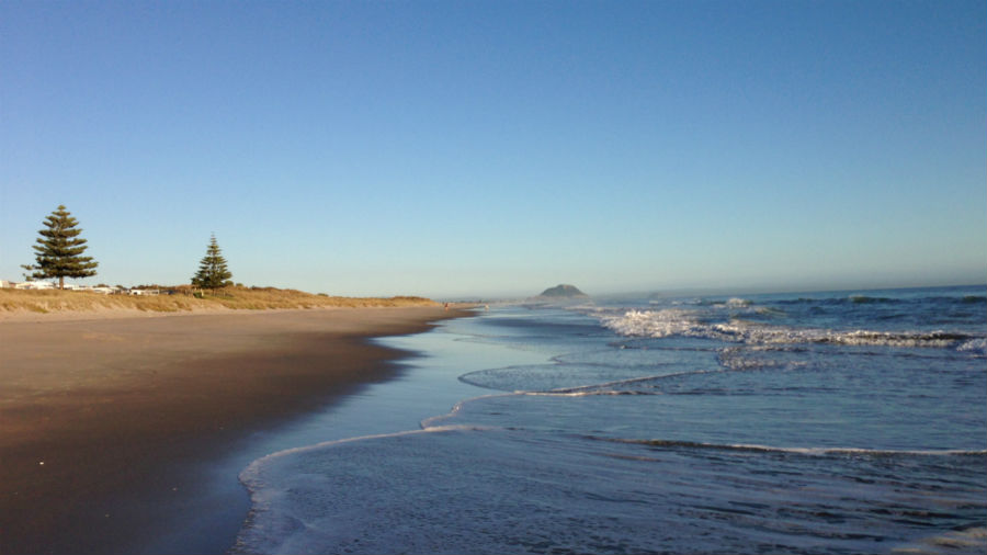 Papamoa Beach, Neuseeland, Jogging Sucks