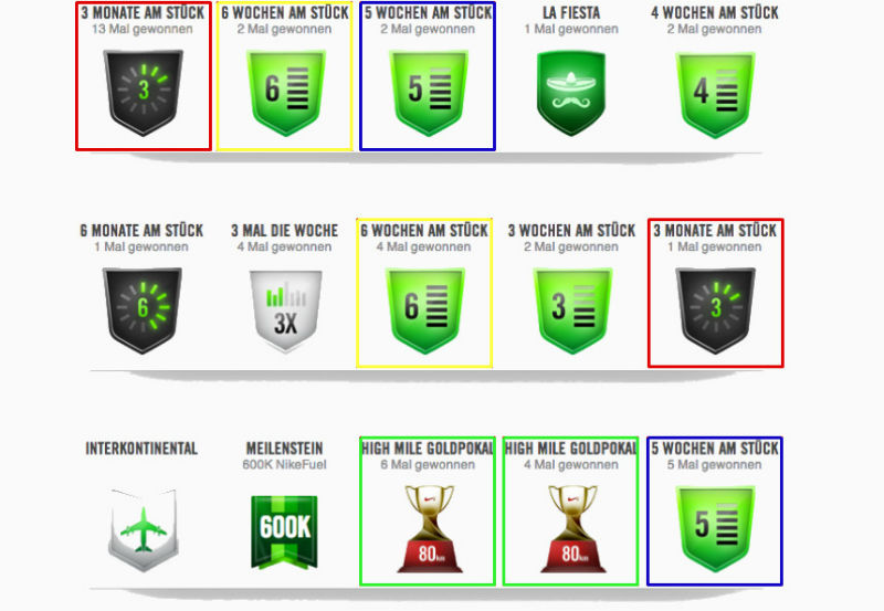 Nike+ Running App Screenshot