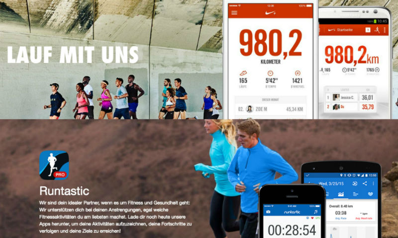 Nike+ Running vs. Runtastic PRO