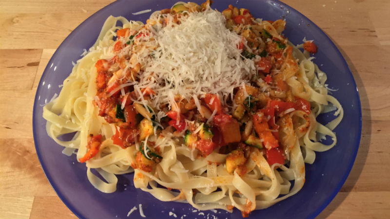 Tagliatelle Pesto Rosso