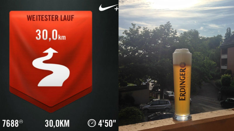 Erdinger Alkoholfrei, Nike+ Running