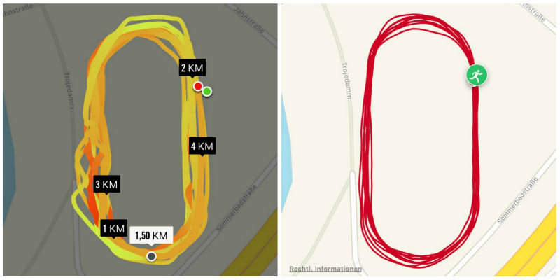 GPS-Tracking, Apple Watch vs. Polar M400