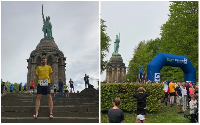 Hermannslauf 2018, Detmold, Hermannsdenkmal